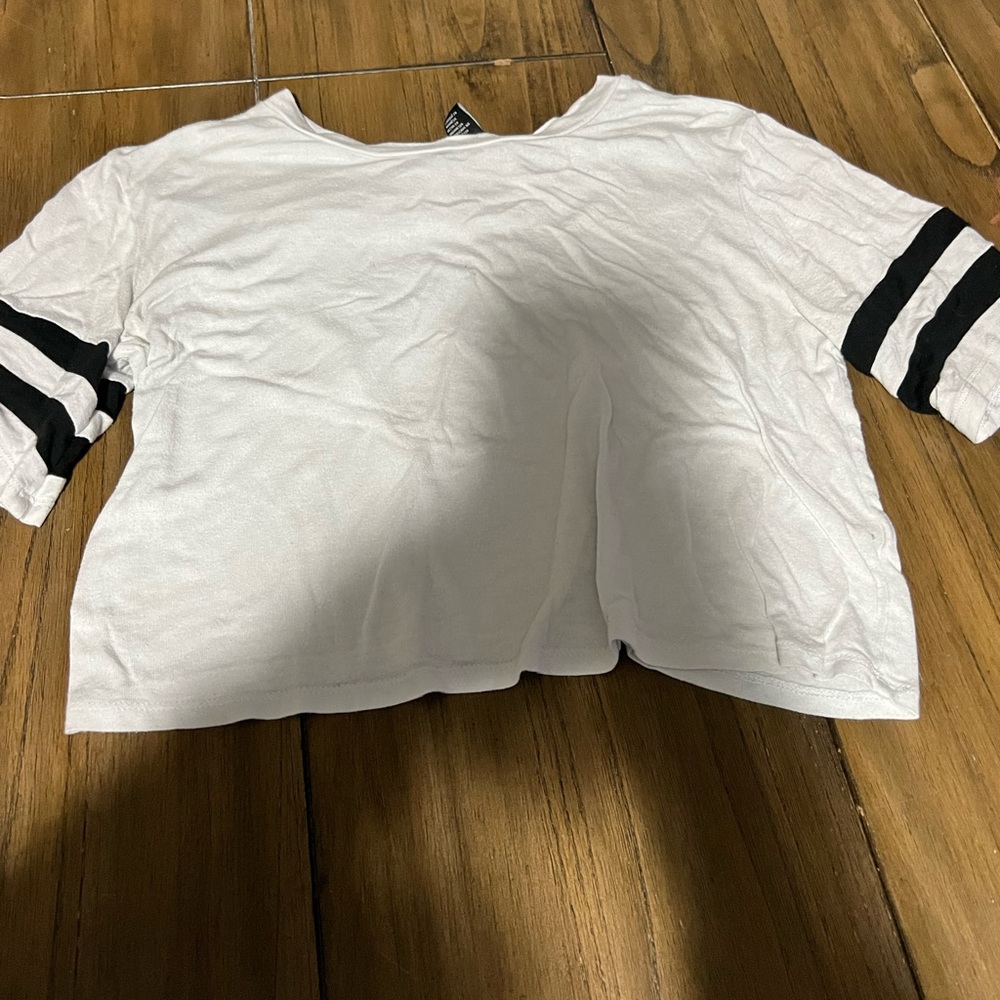 White forever 21 crop top